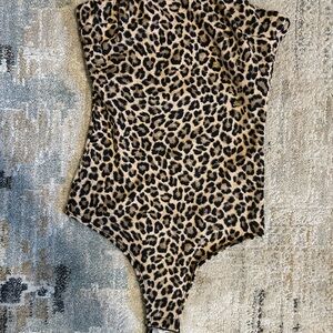 Leopard Print Bodysuit